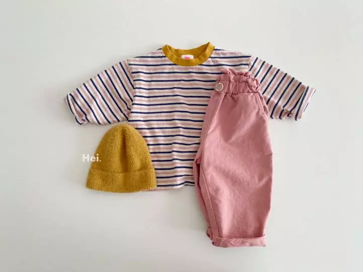 Hei - Korean Children Fashion - #todddlerfashion - Stripes Tee - 12
