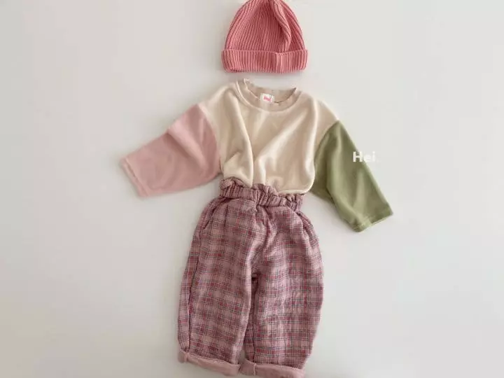 Hei - Korean Children Fashion - #toddlerclothing - Check Pants - 12