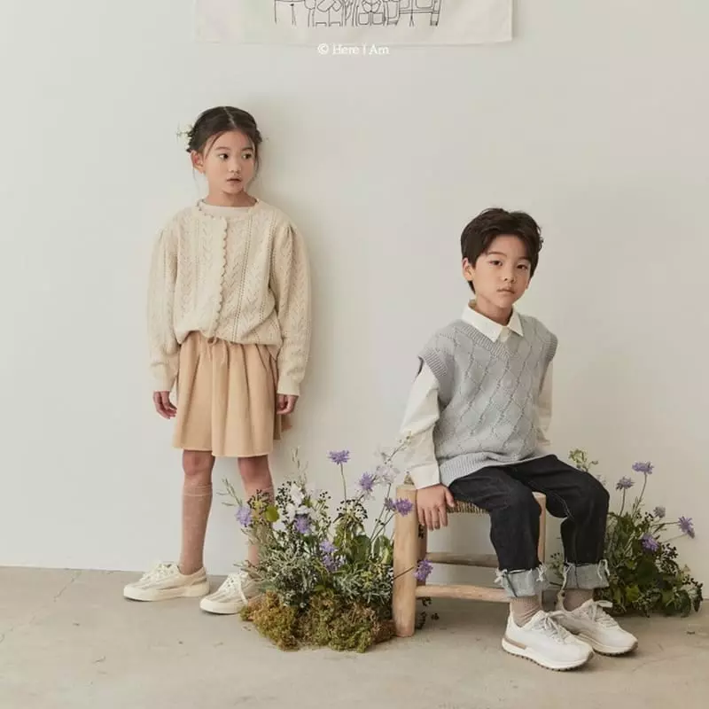 Here I Am - Korean Children Fashion - #childofig - Pure Knit Skirt - 5