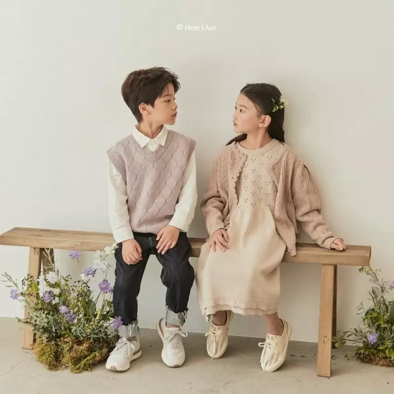 Here I Am - Korean Children Fashion - #childrensboutique - Elle Lace Embroidery Cardigan - 8