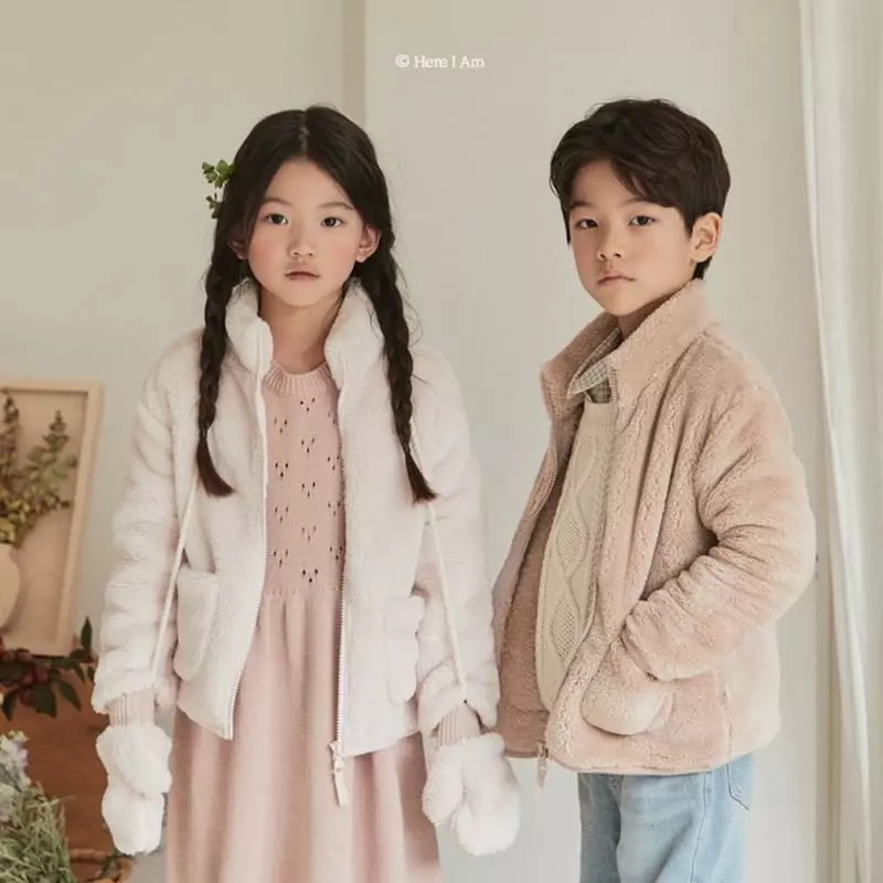 Here I Am - Korean Children Fashion - #childrensboutique - Le Knit Lace One-piece - 7