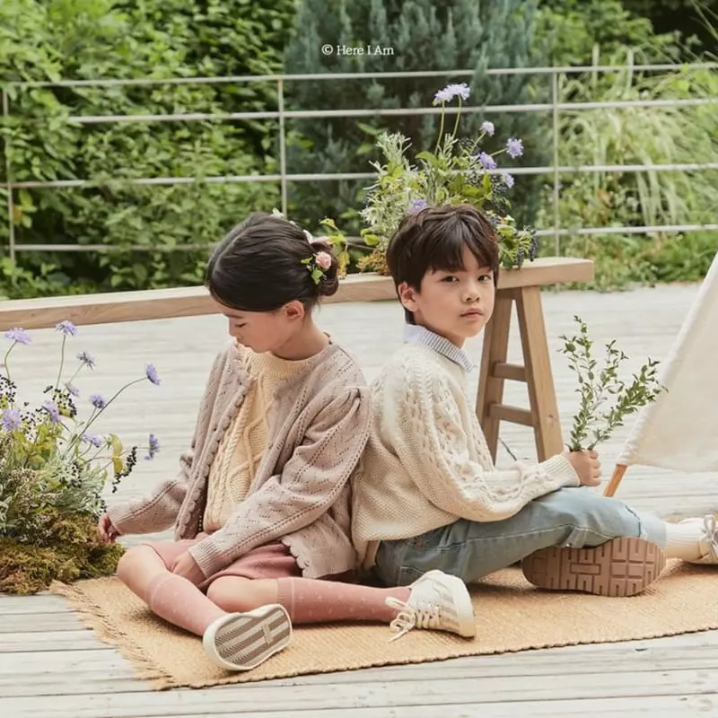 Here I Am - Korean Children Fashion - #childrensboutique - Luffy Cable Knit Tee - 5