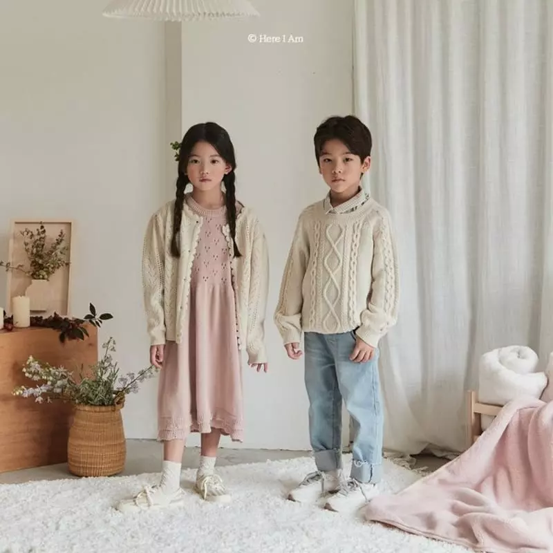 Here I Am - Korean Children Fashion - #designkidswear - Vintage Cutting Jeans - 4