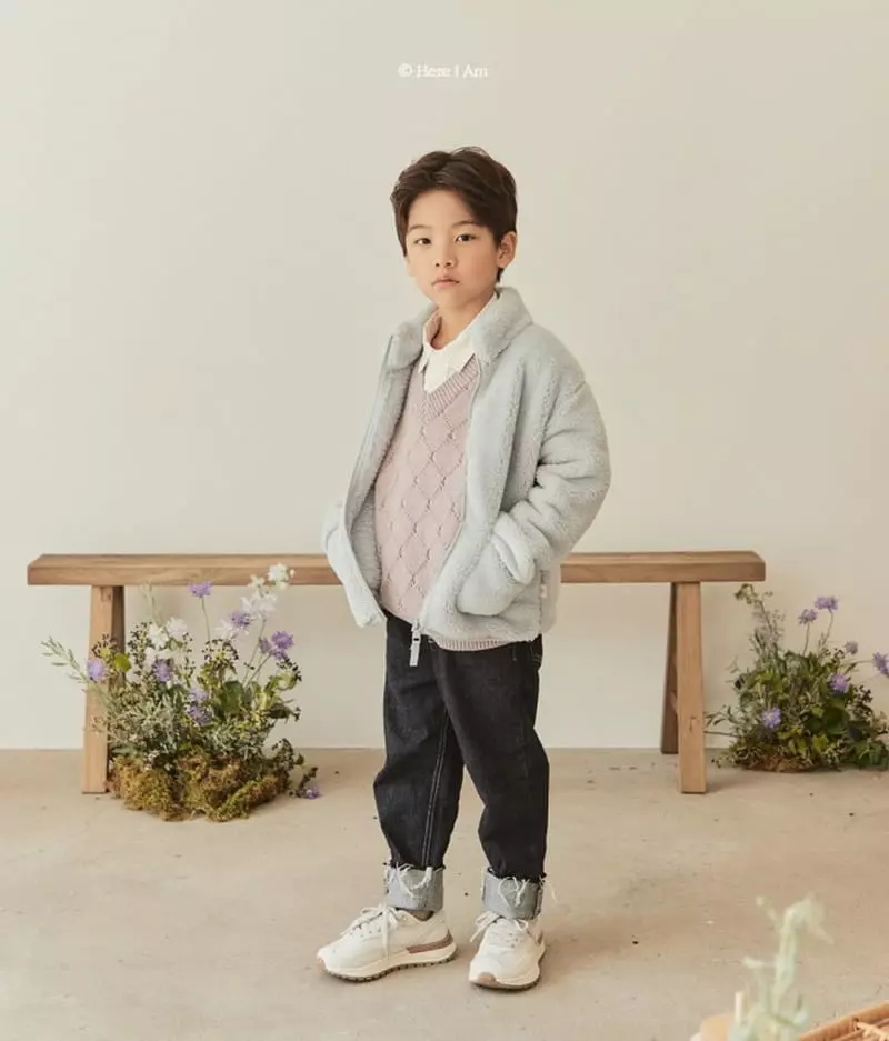 Here I Am - Korean Children Fashion - #kidsshorts - Vintage Cutting Jeans - 6