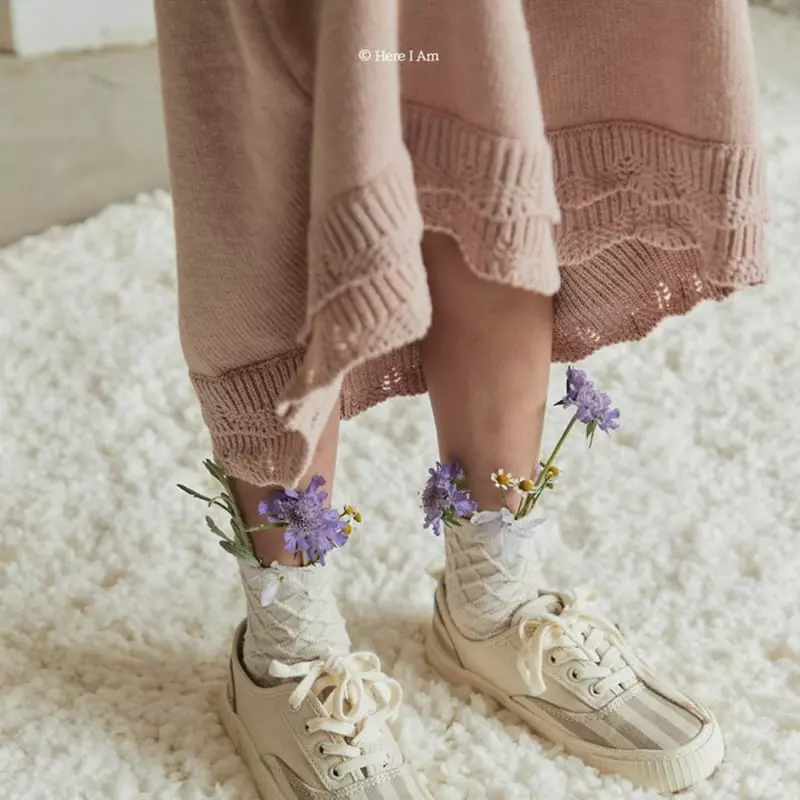 Here I Am - Korean Children Fashion - #littlefashionista - Dia Socks