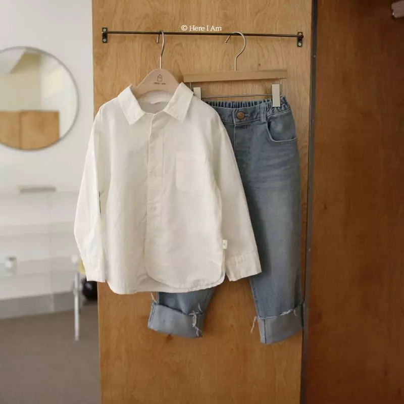 Here I Am - Korean Children Fashion - #magicofchildhood - Vintage Cutting Jeans - 11