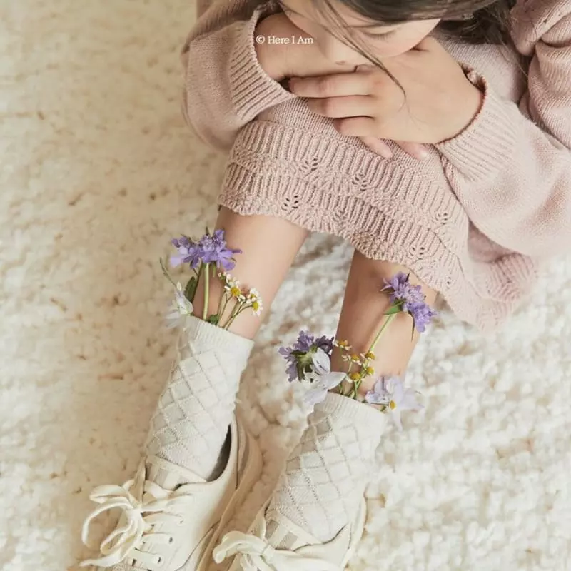 Here I Am - Korean Children Fashion - #minifashionista - Dia Socks - 3
