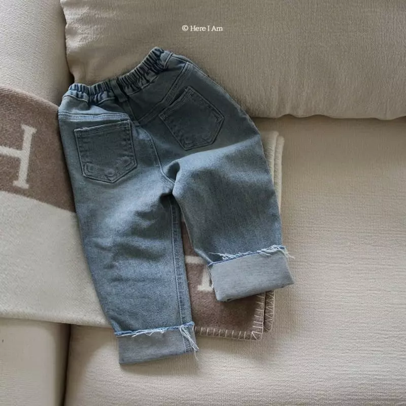 Here I Am - Korean Children Fashion - #minifashionista - Vintage Cutting Jeans - 12