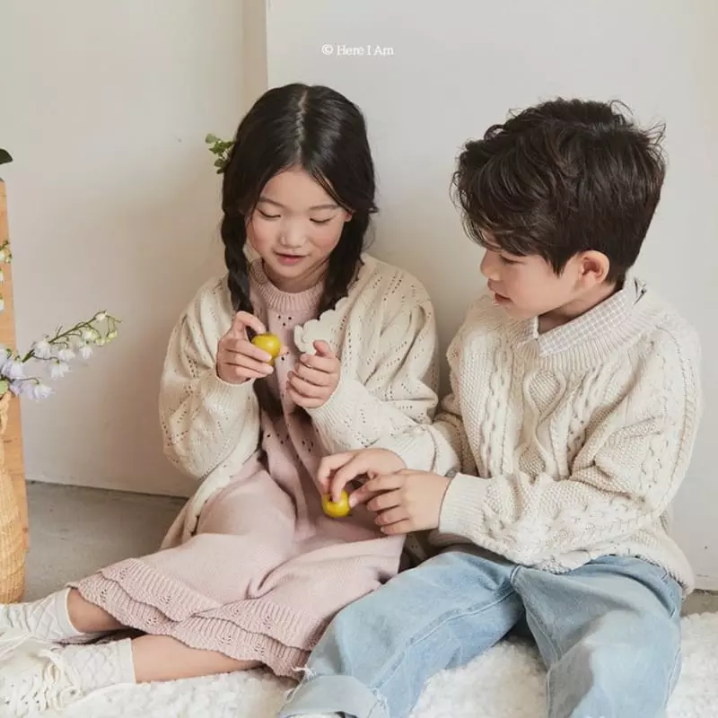 Here I Am - Korean Children Fashion - #prettylittlegirls - Elle Lace Embroidery Cardigan - 4