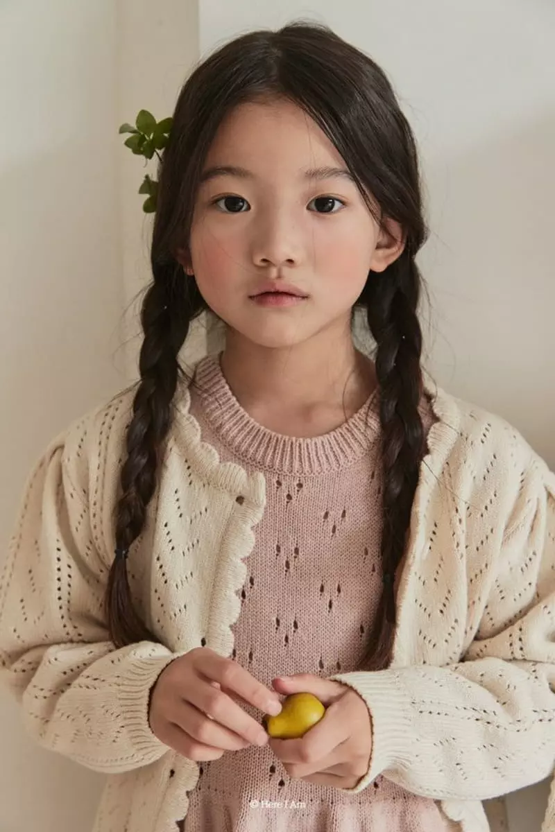 Here I Am - Korean Children Fashion - #todddlerfashion - Le Knit Lace One-piece - 3