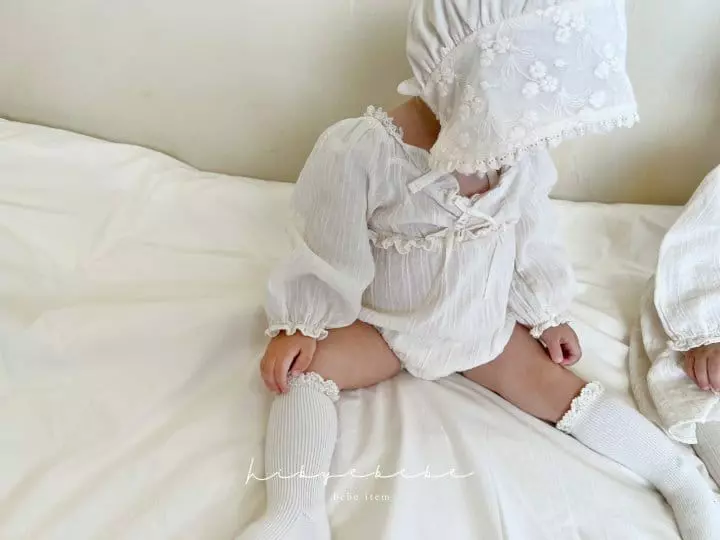 Hi Byebebe - Korean Baby Fashion - #babyboutique - Roa Shirring One-piece - 4