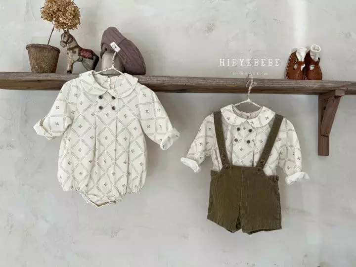 Hi Byebebe - Korean Baby Fashion - #babyboutique - Barmond Rib Dungarees - 6