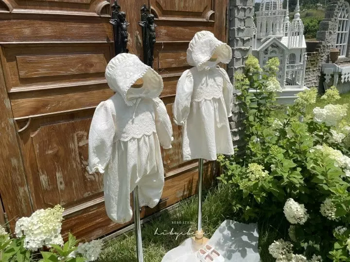 Hi Byebebe - Korean Baby Fashion - #babyboutique - Anna Lace Bonnet - 5