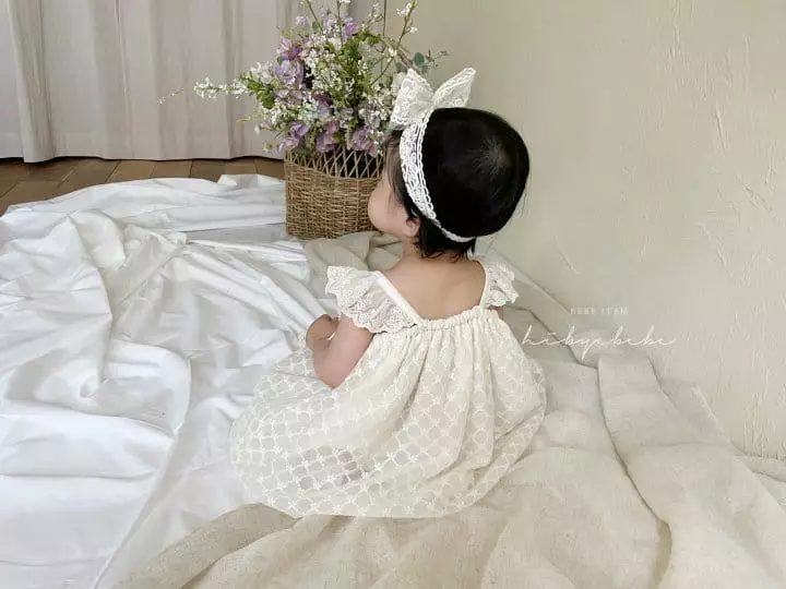 Hi Byebebe - Korean Baby Fashion - #babyboutique - Gypsophila Lace One-piece - 10