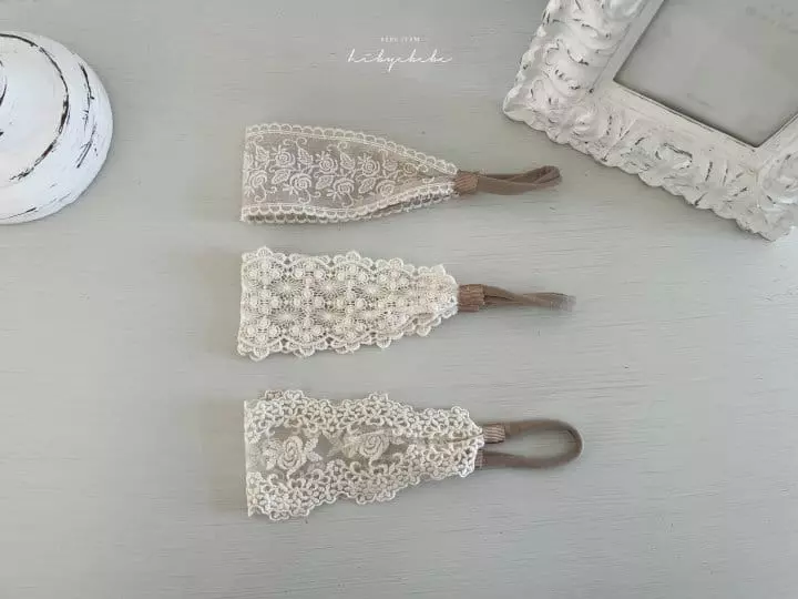 Hi Byebebe - Korean Baby Fashion - #babyboutique - Falling Lace Hairband Set - 5