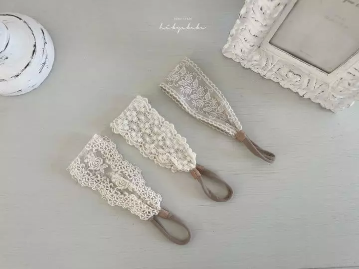 Hi Byebebe - Korean Baby Fashion - #babyboutique - Falling Lace Hairband Set - 6