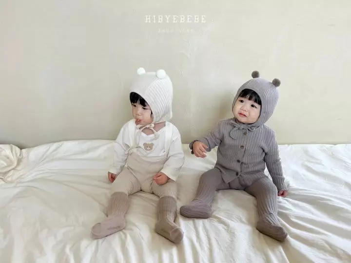 Hi Byebebe - Korean Baby Fashion - #babyboutiqueclothing - Roem Rib Bell Hat - 10