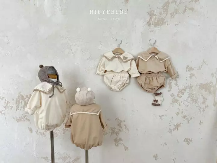 Hi Byebebe - Korean Baby Fashion - #babyboutique - Noel Collar Bodysuit - 4
