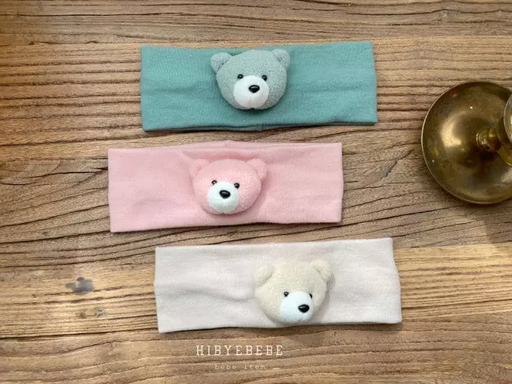 Hi Byebebe - Korean Baby Fashion - #babyboutiqueclothing - Bear Three Hairband