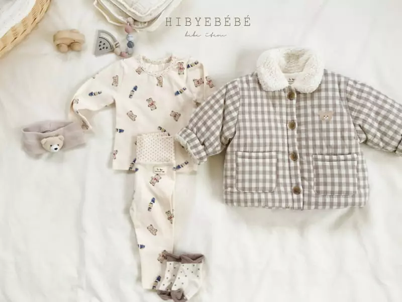 Hi Byebebe - Korean Baby Fashion - #babyboutiqueclothing - Aqua Bear Easywear - 7