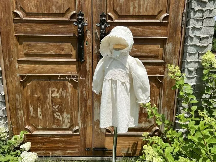 Hi Byebebe - Korean Baby Fashion - #babyclothing - Anna Lace Bonnet - 7