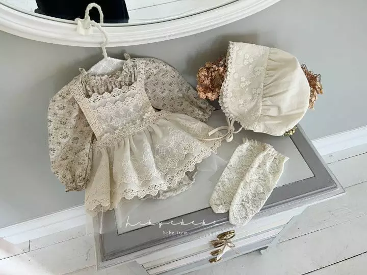 Hi Byebebe - Korean Baby Fashion - #babyclothing - Roren Lace Bustier - 12
