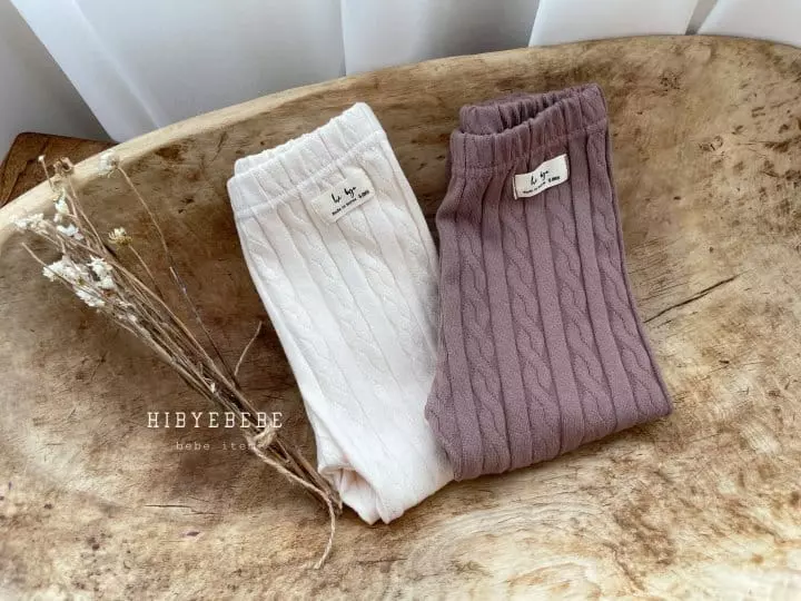 Hi Byebebe - Korean Baby Fashion - #babyclothing - L Knit Foot Leggings - 2