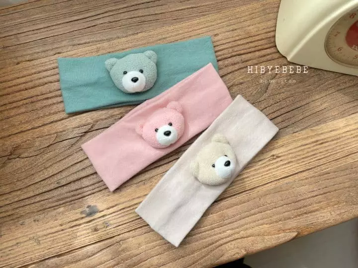 Hi Byebebe - Korean Baby Fashion - #babyclothing - Bear Three Hairband - 2
