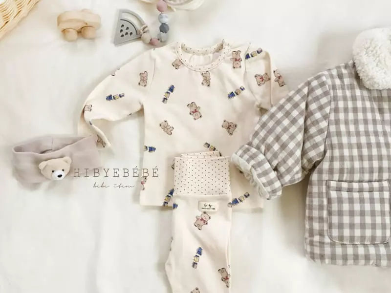 Hi Byebebe - Korean Baby Fashion - #babyclothing - Aqua Bear Easywear - 8