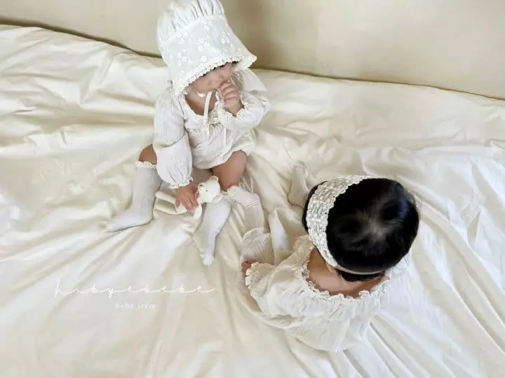 Hi Byebebe - Korean Baby Fashion - #babyfashion - Roa Shirring Bodysuit - 8