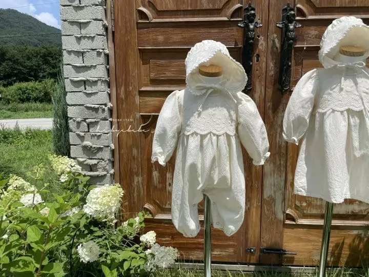 Hi Byebebe - Korean Baby Fashion - #babyfashion - Anna Lace Bonnet - 8