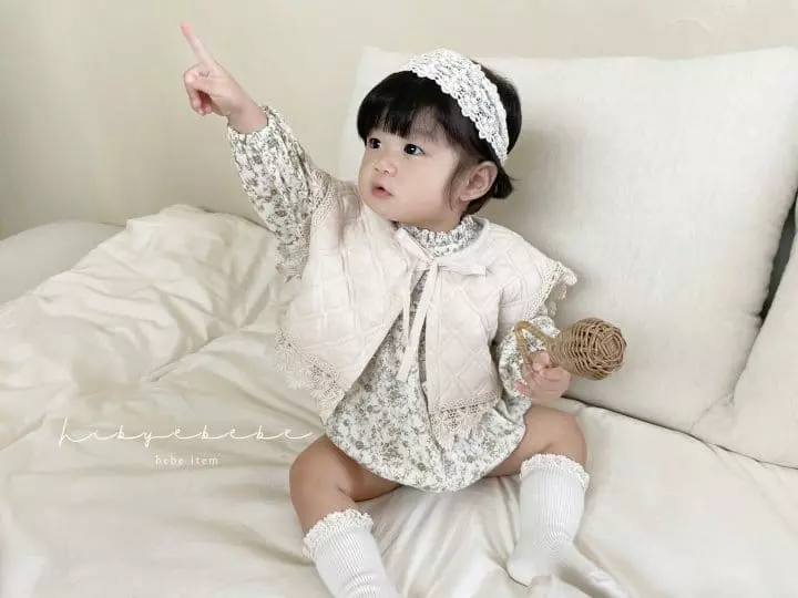 Hi Byebebe - Korean Baby Fashion - #babyfashion - Sha Sha Quilitng Vest - 2