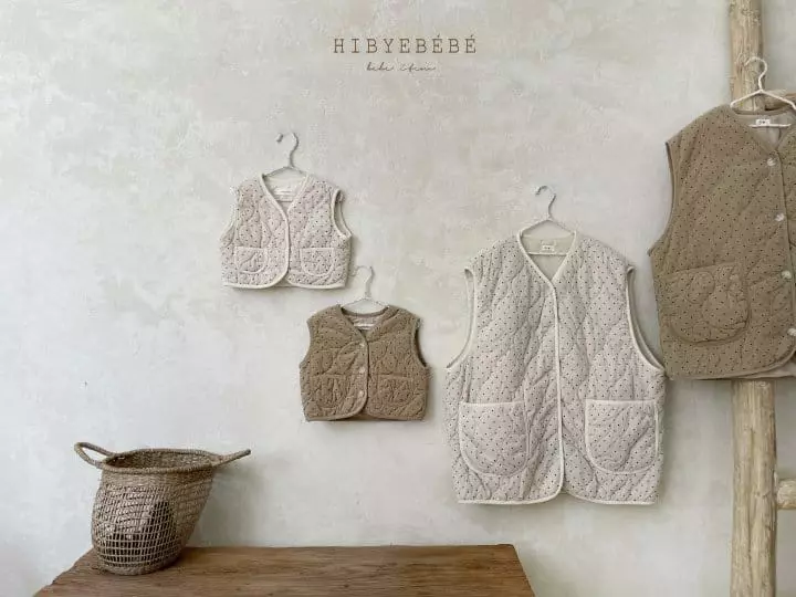 Hi Byebebe - Korean Baby Fashion - #babyfashion - Chrros Rib Quilitng Vest with Mom - 5