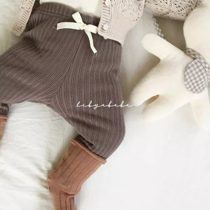 Hi Byebebe - Korean Baby Fashion - #babyfashion - Fall Rib Leggings - 2