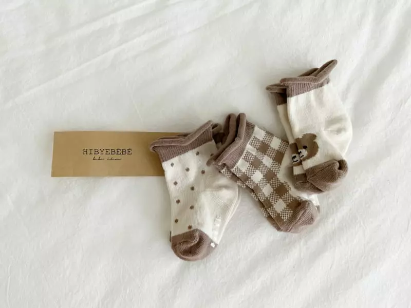 Hi Byebebe - Korean Baby Fashion - #babyfashion - Doldol Socks Set