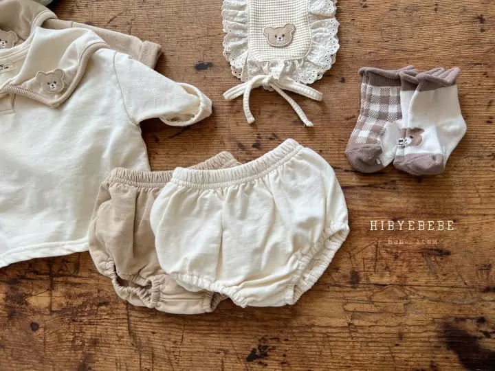 Hi Byebebe - Korean Baby Fashion - #babyfever - Noel Collar Top Bottom Set - 8