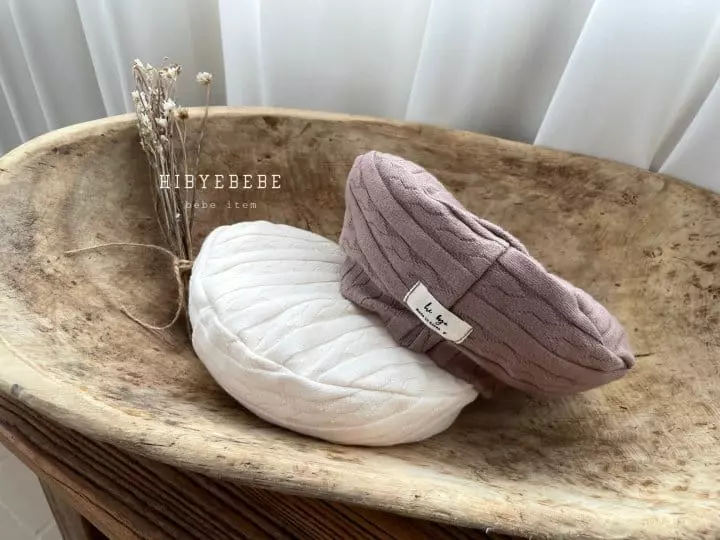 Hi Byebebe - Korean Baby Fashion - #babyfever - L Knit Beret Hat - 5