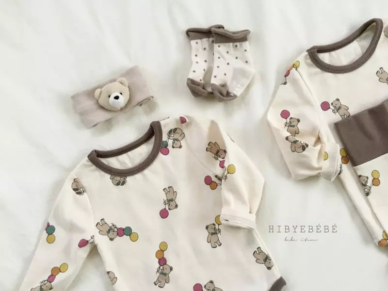 Hi Byebebe - Korean Baby Fashion - #babyfever - Bubble Bear Bodysuit - 5