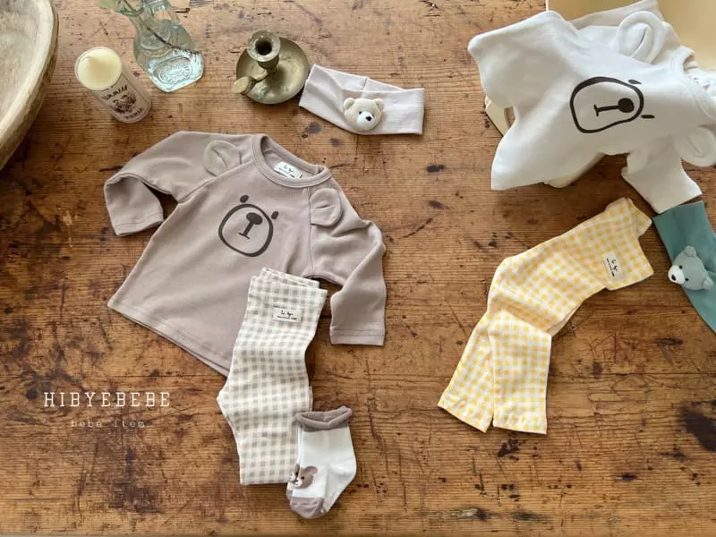 Hi Byebebe - Korean Baby Fashion - #babyfever - Choco Bear Raglan Easywear - 3