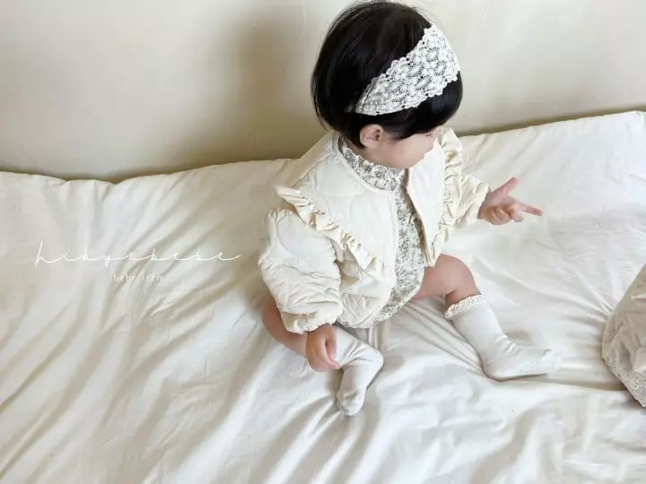 Hi Byebebe - Korean Baby Fashion - #babygirlfashion - Hear Frill Jumper - 2
