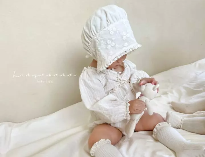 Hi Byebebe - Korean Baby Fashion - #babygirlfashion - Roa Shirring One-piece - 9