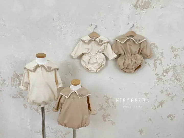 Hi Byebebe - Korean Baby Fashion - #babygirlfashion - Noel Collar Top Bottom Set - 9