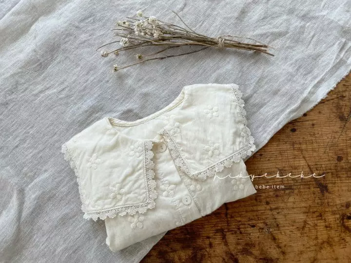 Hi Byebebe - Korean Baby Fashion - #babylifestyle - Lia Flower Embroidery Blouse - 3