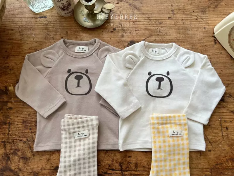 Hi Byebebe - Korean Baby Fashion - #babylifestyle - Choco Bear Raglan Easywear - 5