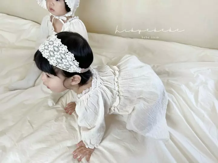 Hi Byebebe - Korean Baby Fashion - #babyoninstagram - Roa Shirring One-piece - 11