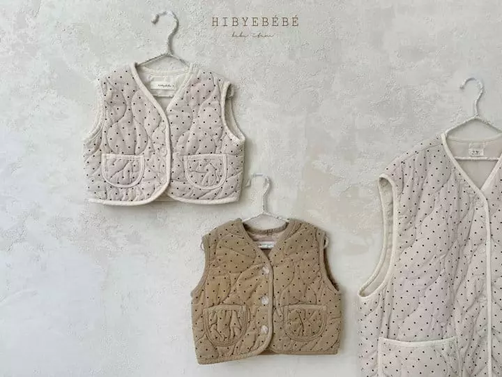 Hi Byebebe - Korean Baby Fashion - #babyoninstagram - Chrros Rib Quilitng Vest with Mom - 9
