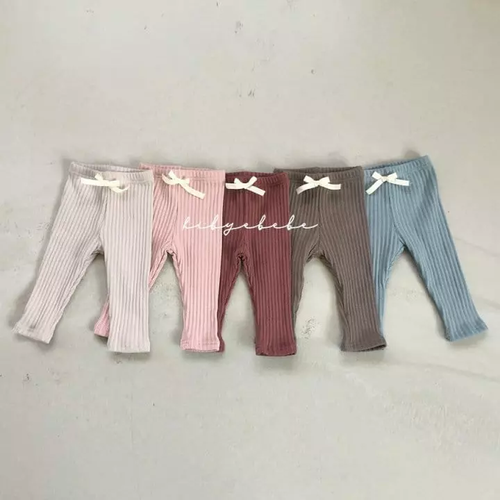 Hi Byebebe - Korean Baby Fashion - #babyoninstagram - Fall Rib Leggings - 6