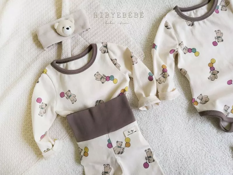 Hi Byebebe - Korean Baby Fashion - #babyoninstagram - Bubble Bear Bodysuit - 8