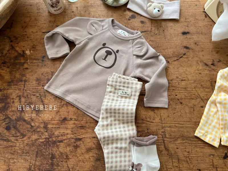 Hi Byebebe - Korean Baby Fashion - #babyoninstagram - Choco Bear Raglan Easywear - 6