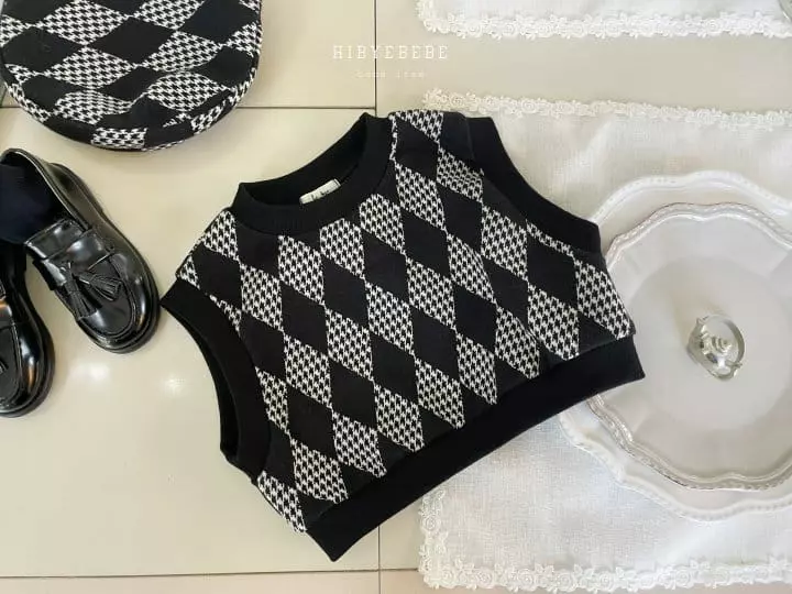 Hi Byebebe - Korean Baby Fashion - #babyootd - Argyle Knit Vest - 7